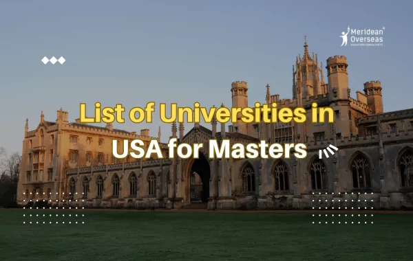 List of Universities in  the USA for Masters